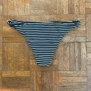 MIKOH Miyako Bikini Bottom in Classic Stripe
